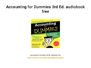 bookkeeping for dummies latest version bookkeeping for dummies latest version