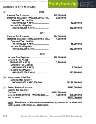 Classification Questions Income Accounting For Income Taxes ASSIGNMENT CLASSIFICATION TABLE (BY TOPIC ...