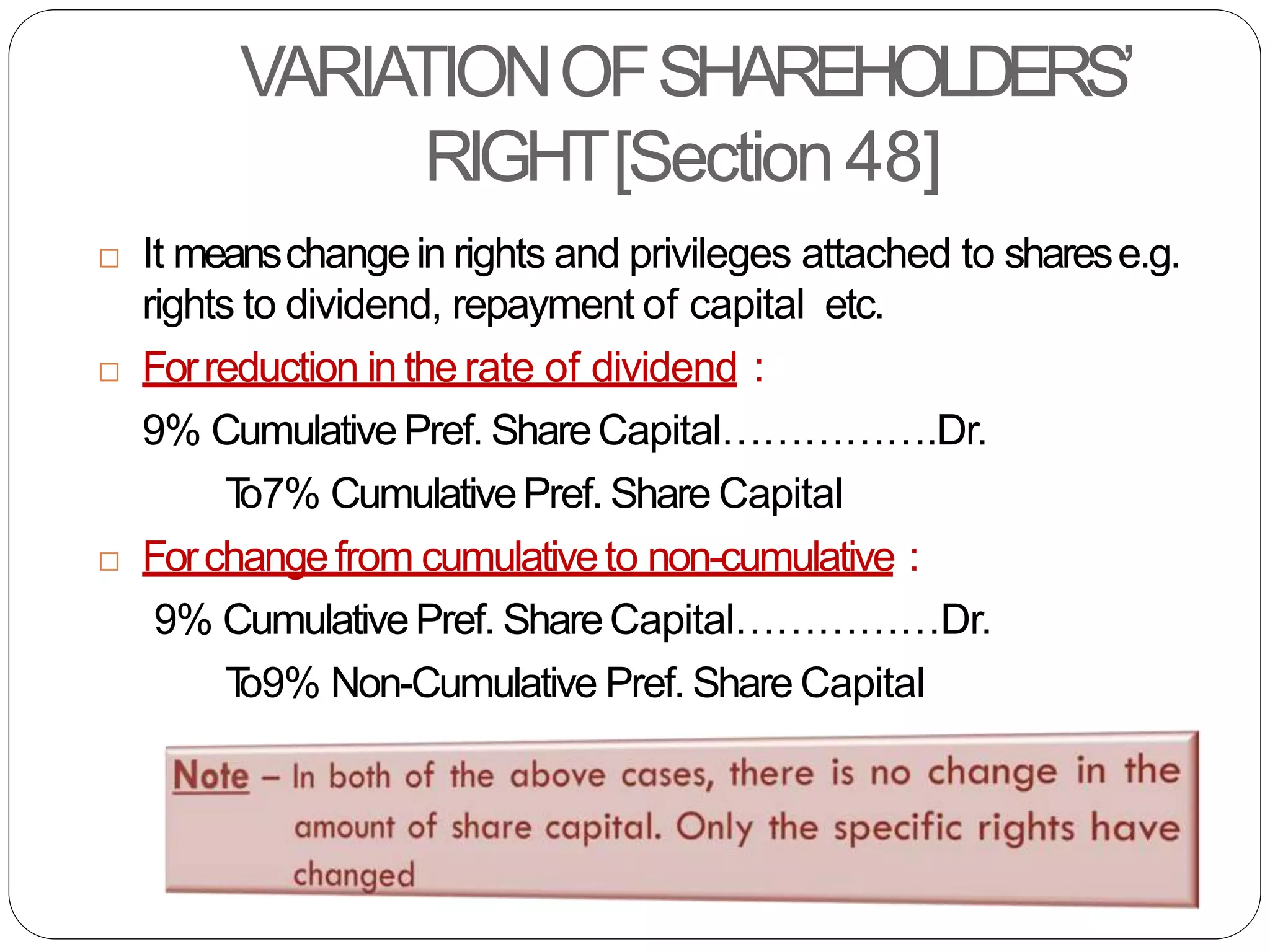 Accounting for internal reconstruction | PPTX