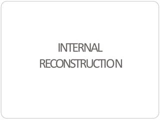 INTERNAL
RECONSTRUCTION
 