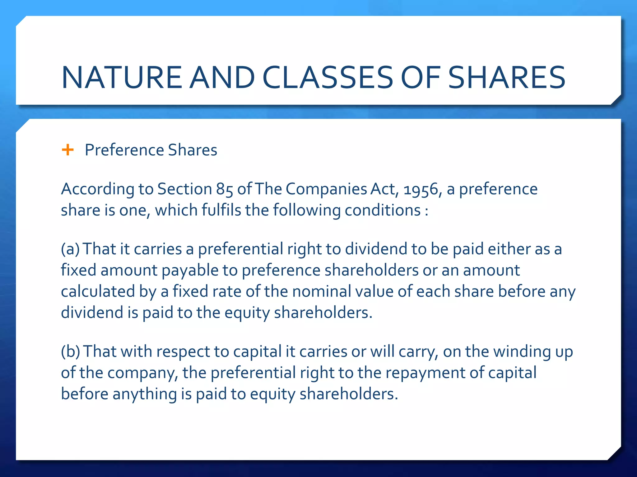 Accounting for issue of shares and loan notes | PPTX