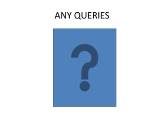 ANY QUERIES
 