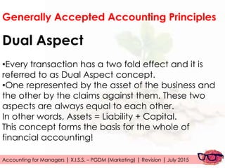 Accounting for Managers - Brief Overview | PPTX