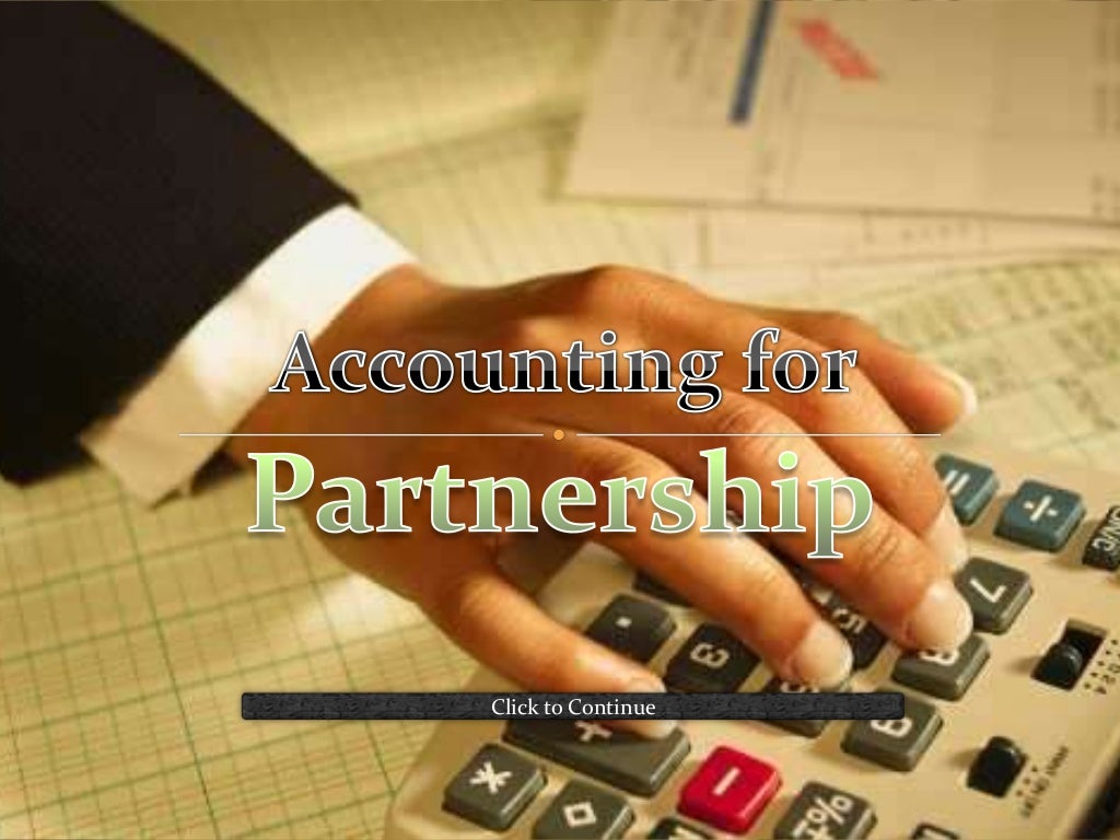 Accounting for partnership