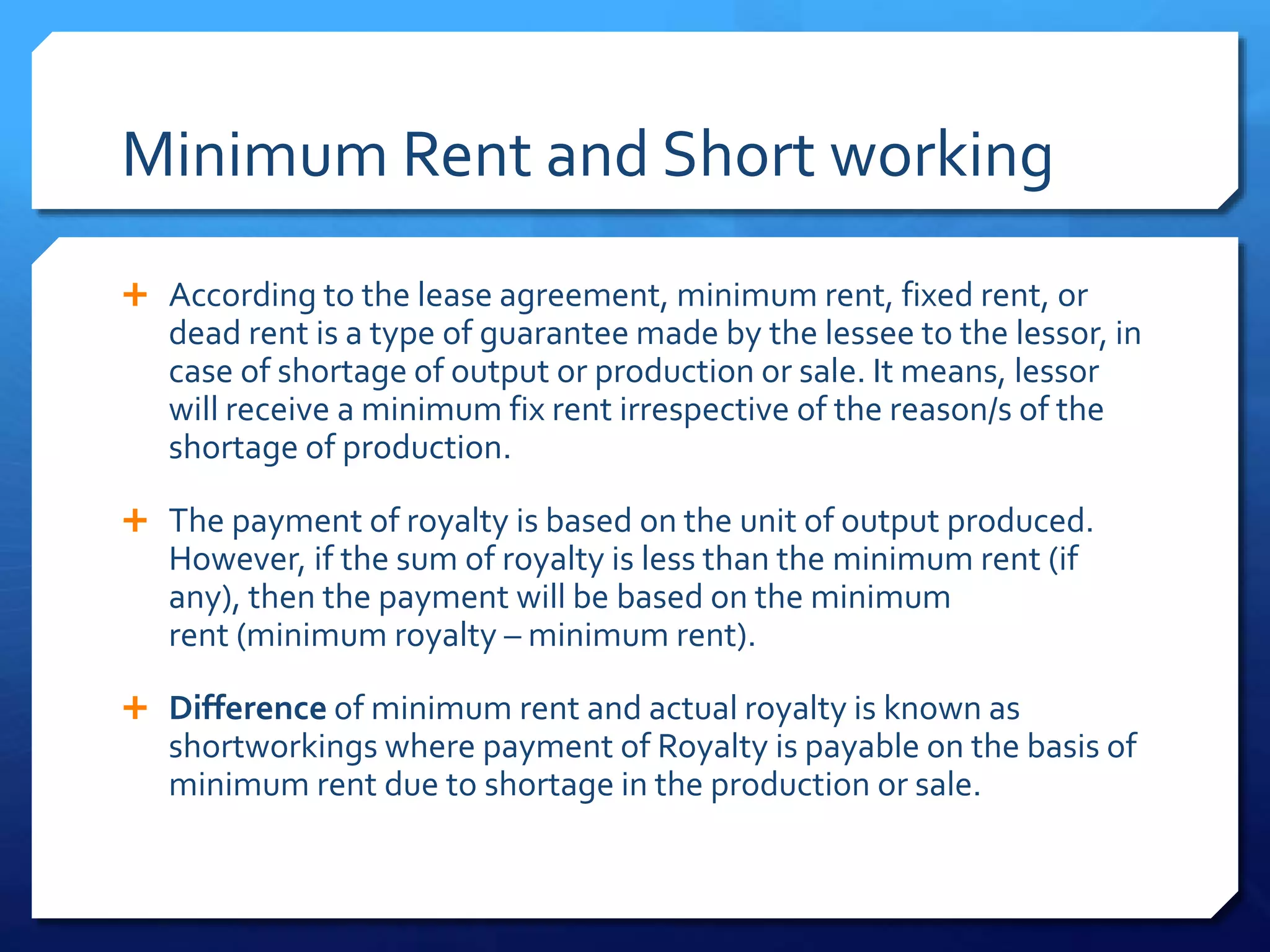 Accounting for royalties | PPTX