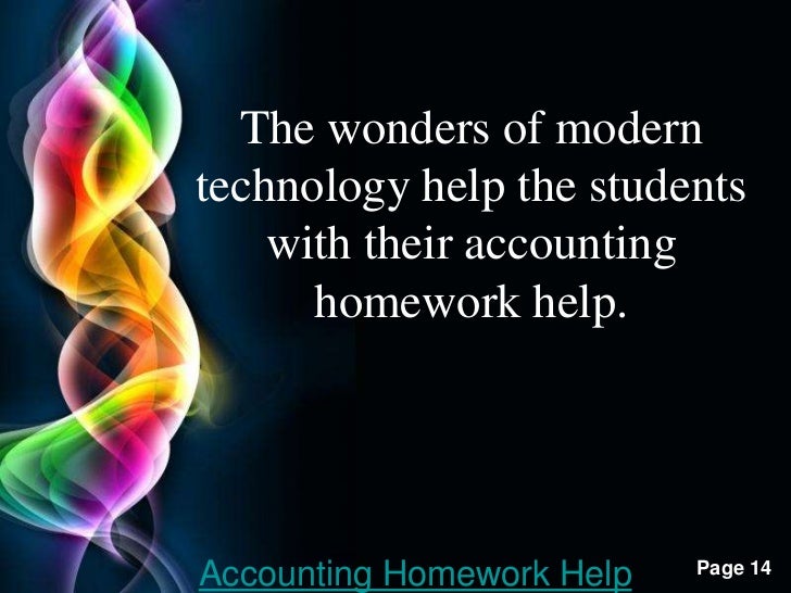Accounting help homework