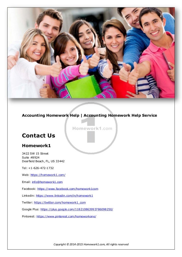 accounting 1 homework help