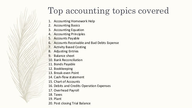 Advanced accounting homework help