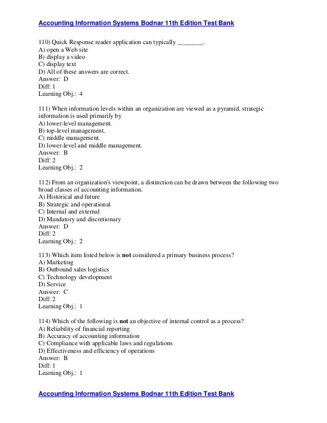 Test Bank For Systems Analysis And Design Test Bank For Systems Analysis And Design