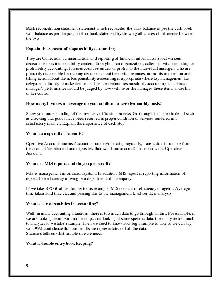 interview questions for an accountant