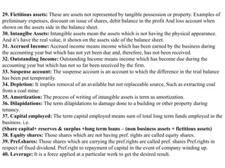 Fictitious Event Example Accounting interview questions answers | PPTX