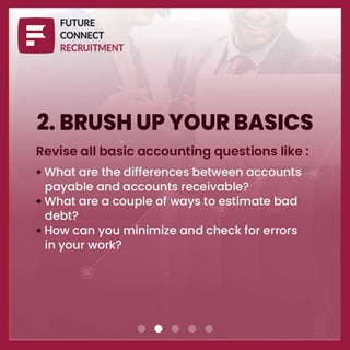 Accounting interview tips