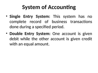 Basics of Financial Accounting Introduction | PPT