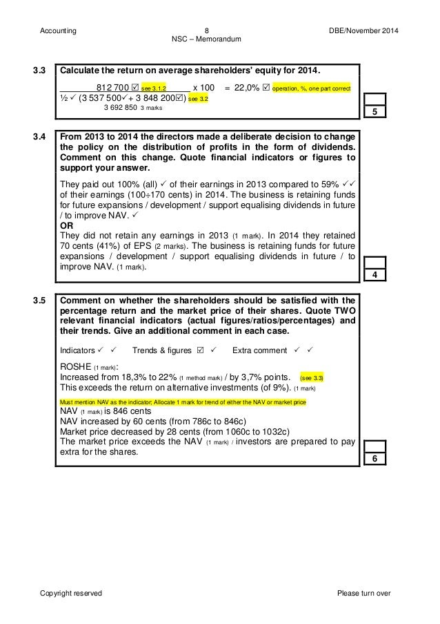 accounting grade 12 past paper 2014 memorandum accounting memorandum