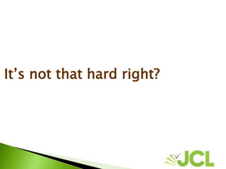 It’s not that hard right?
 