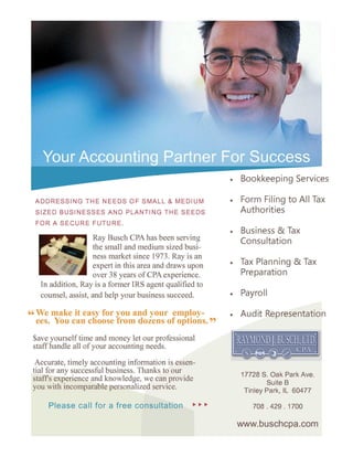 Accounting partner