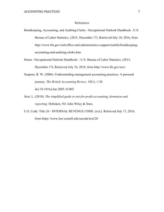 Accounting Practices | PDF