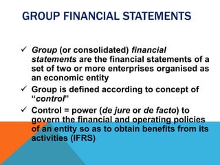 IAS 27 Consolidated Financial Statements | PPTX