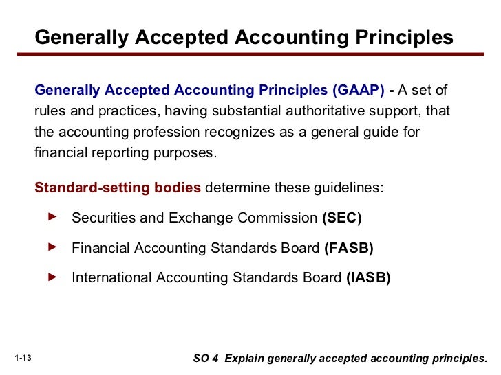 cost principle gaap cost principle gaap