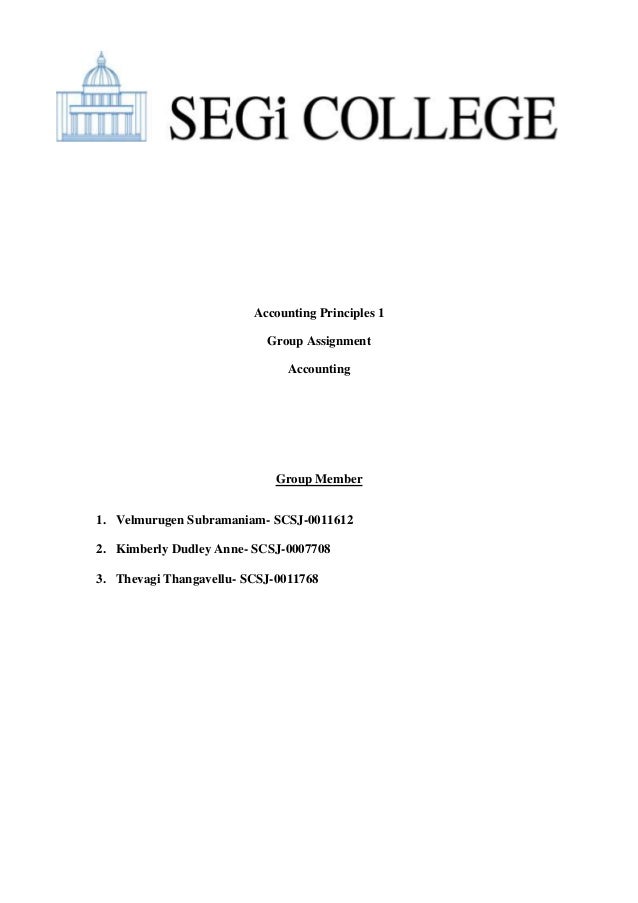 Accounting group assignment