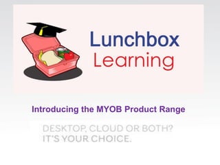 Introducing the MYOB Product Range
 