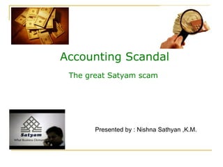 Accounting scandal