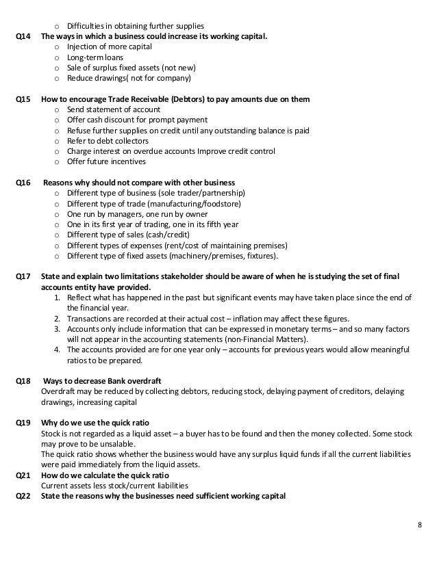 Accounting short notes