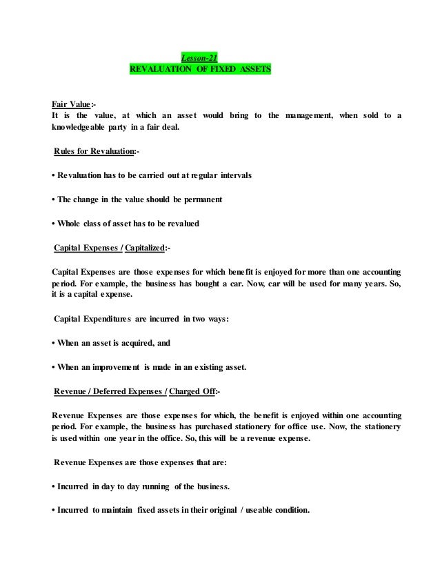 Accounting short notes