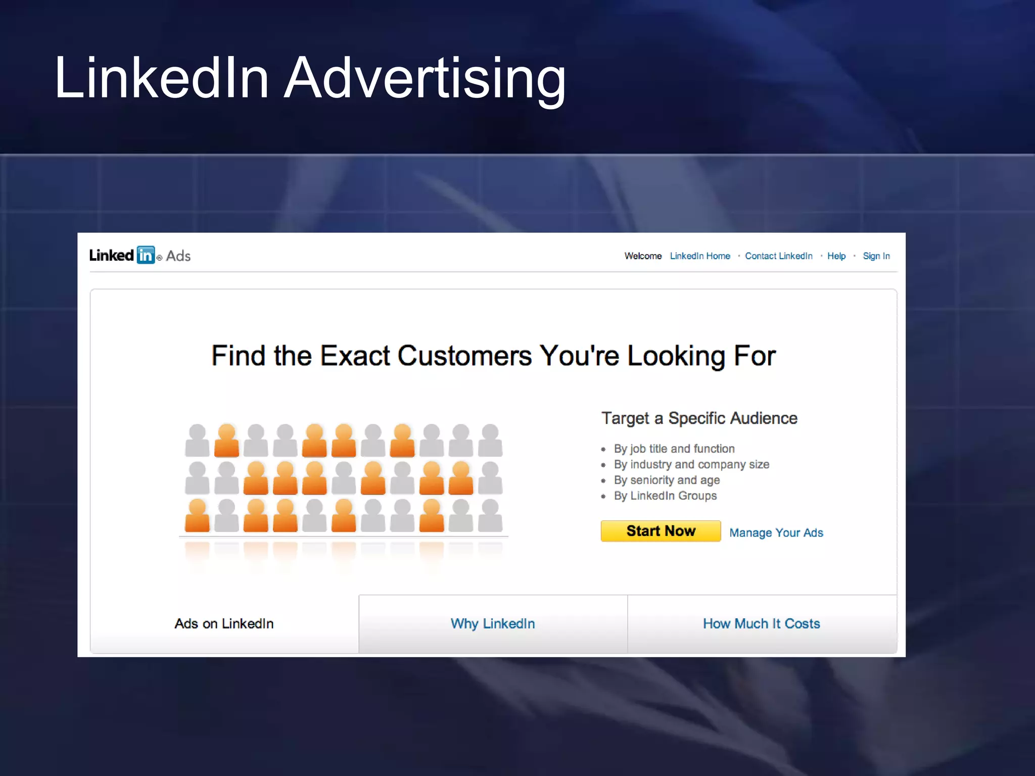 LinkedIn Advertising
 