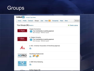 Groups




         16
 