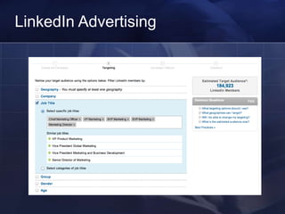 LinkedIn Advertising
 