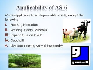 Accounting standard 6 Presentation | PPTX