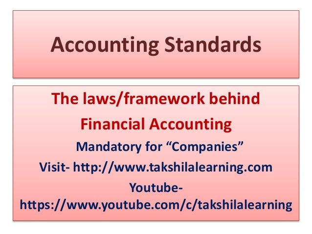 Accounting Analysis On Accounting Standards
