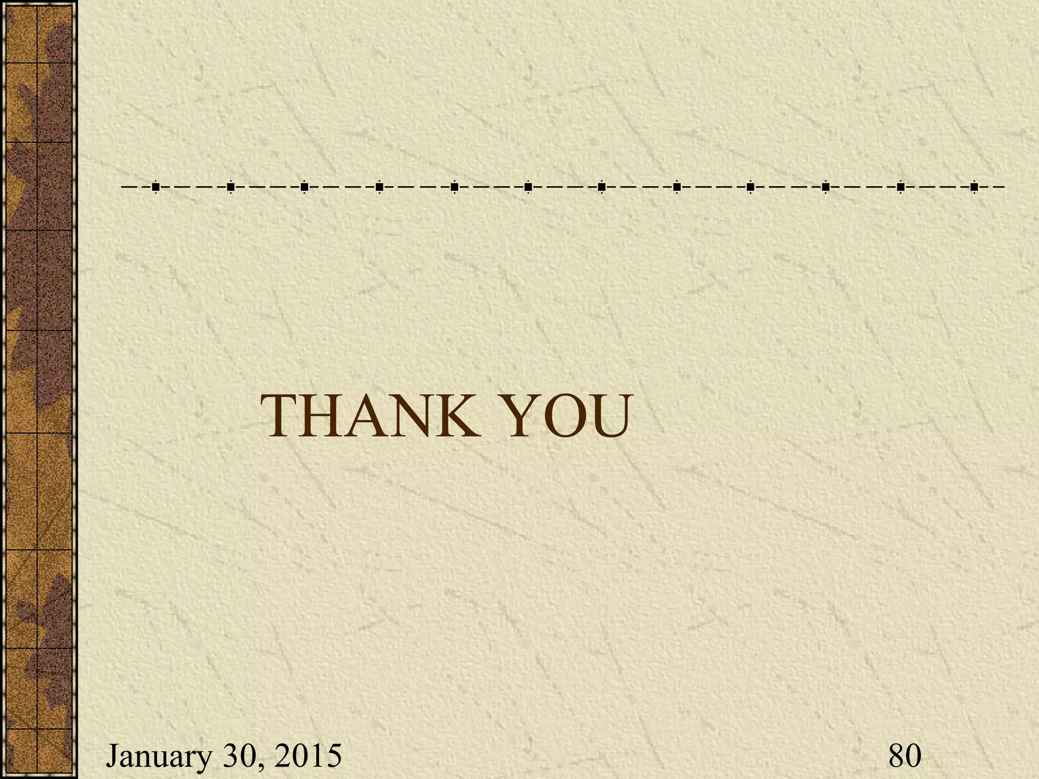 January 30, 2015 80
THANK YOU
 