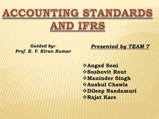 Accounting standards and IFRS | PPTX
