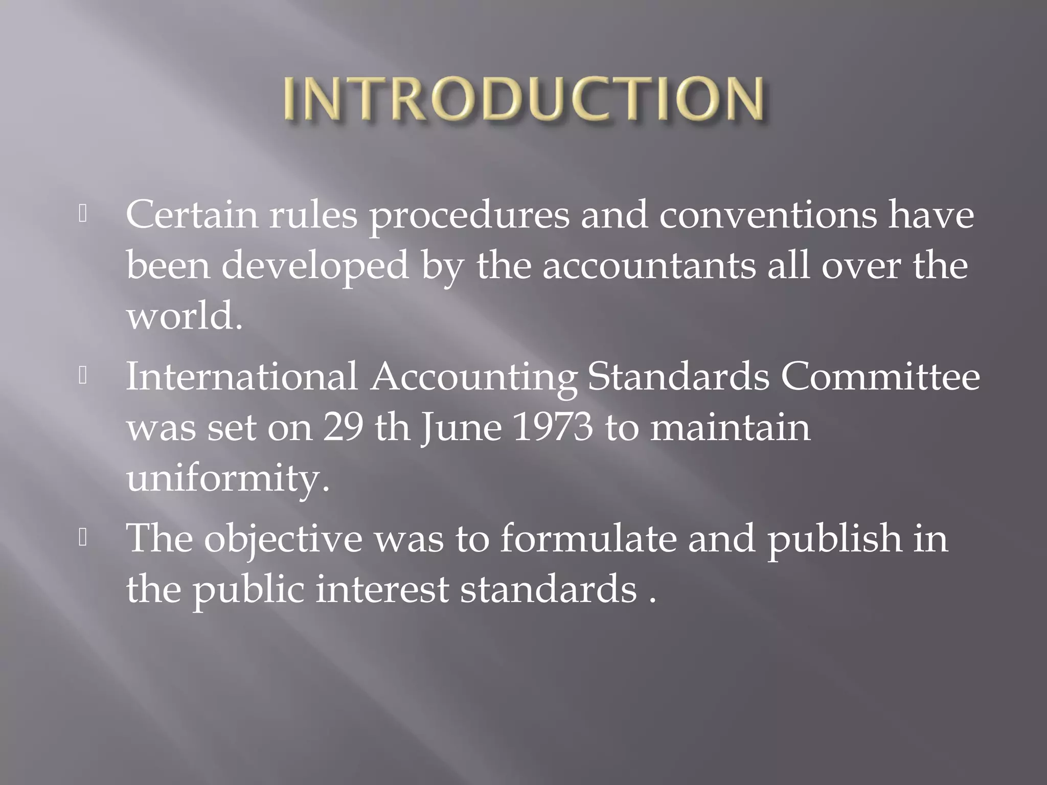 Conversion Ind AS (the converged IFRS standards) in India | PPT