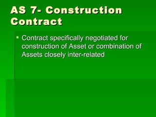 Contract Combination Accounting standards ppt | PPT