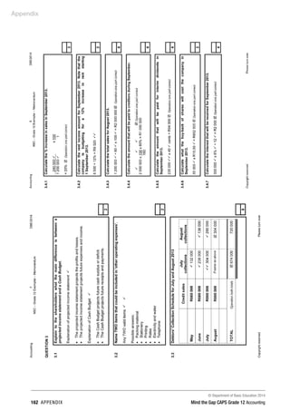 © Department of Basic Education 2014
162 appendix Mind the Gap CAPS Grade 12 Accounting
Appendix
 