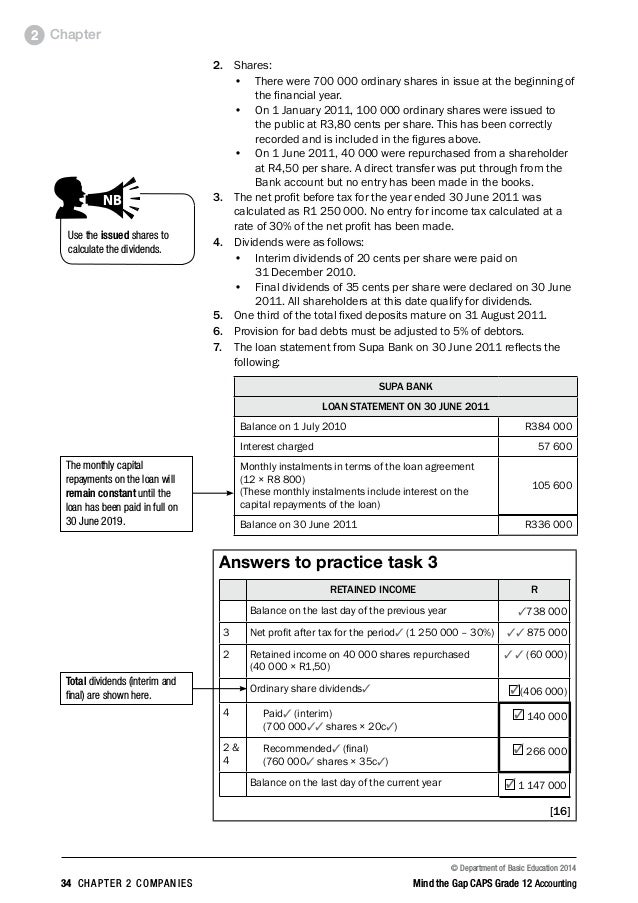 Accounting study guide grade 12