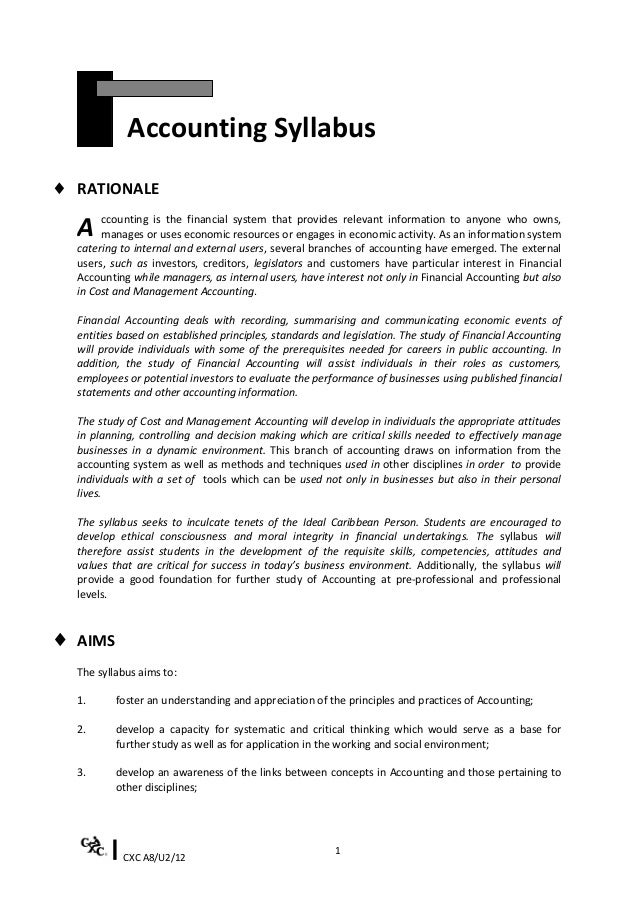 Accounting*syllabus*2011*cape*