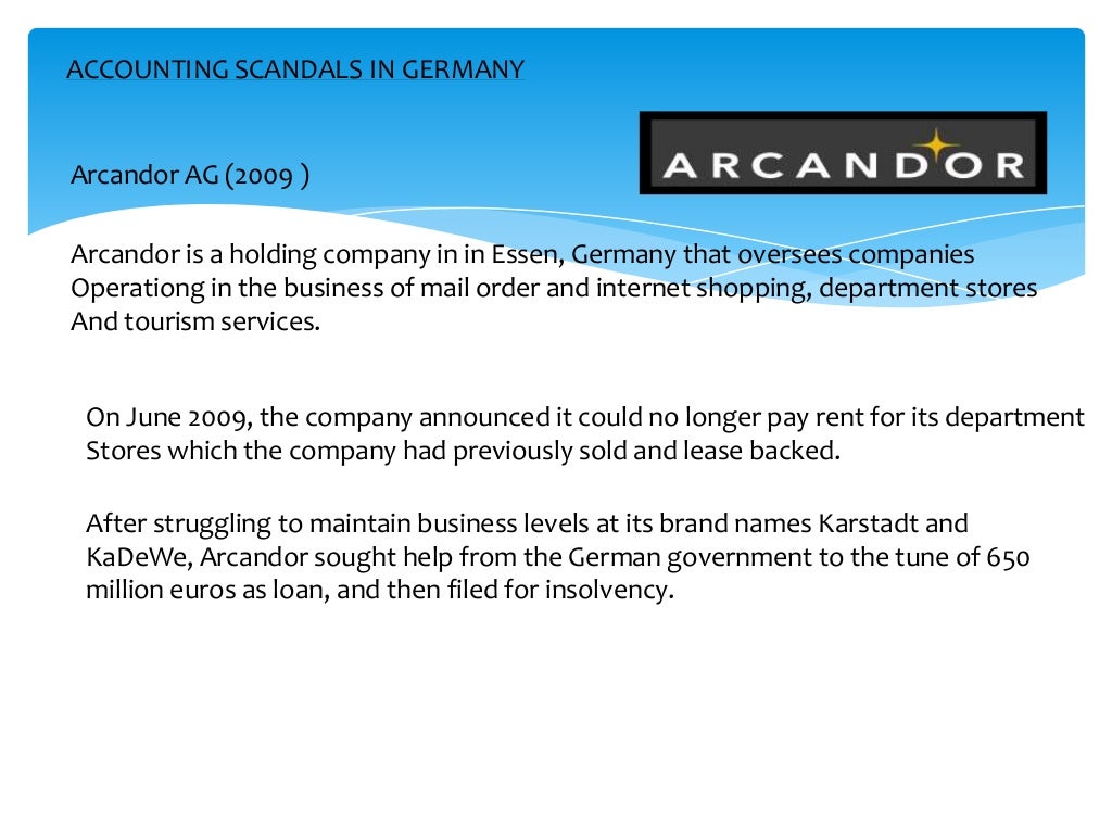 Accounting system in germany