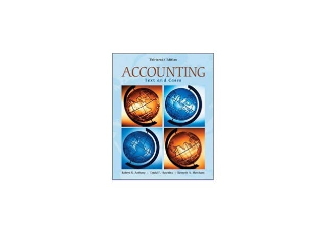 accounting text and cases 13th edition pdf free download