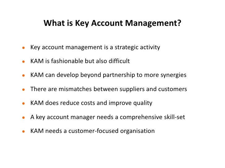 Key Account Management