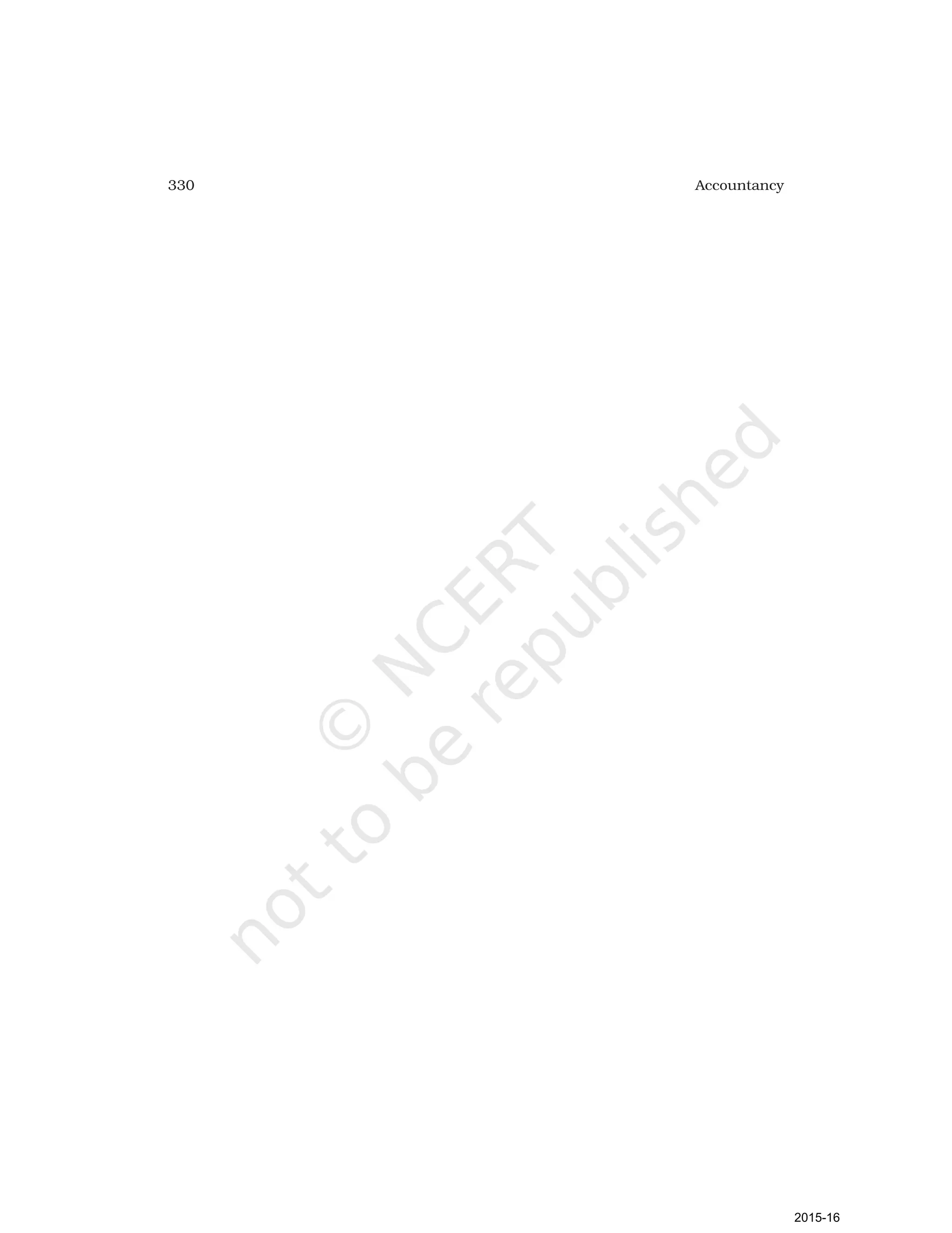 330 Accountancy
2015-16
 