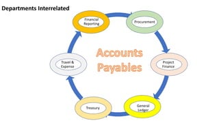 Procurement
Project
Finance
General
Ledger
Treasury
Travel &
Expense
Financial
Reporting
Departments Interrelated
 