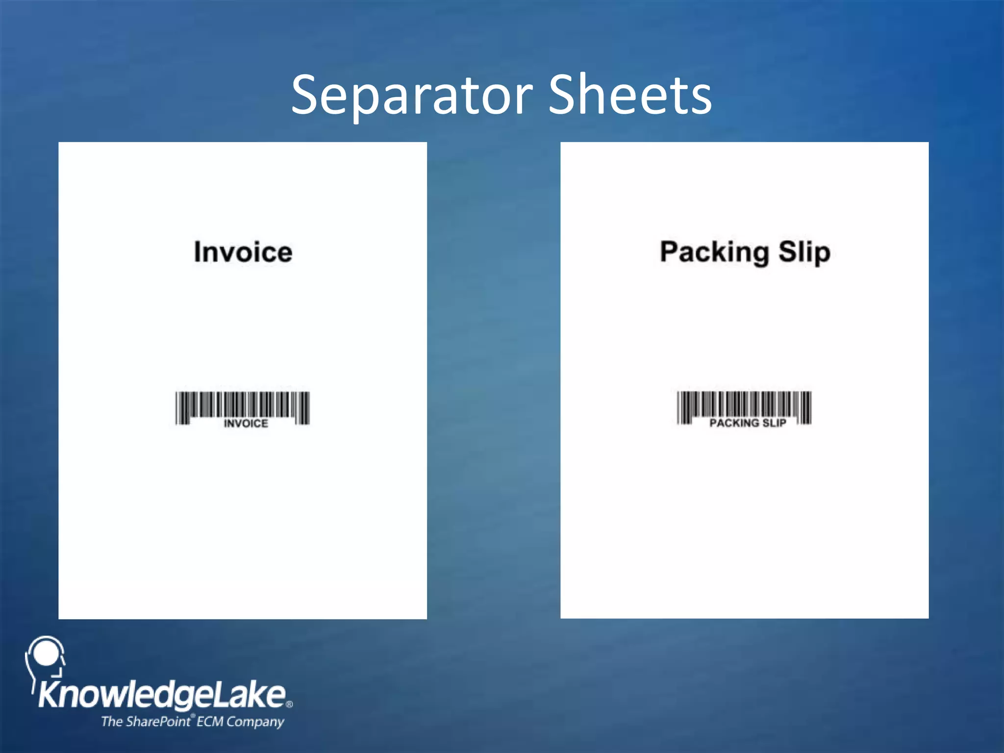 Separator Sheets