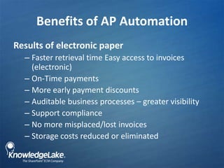 Accounts Payable Killer Application for SharePoint | PPTX