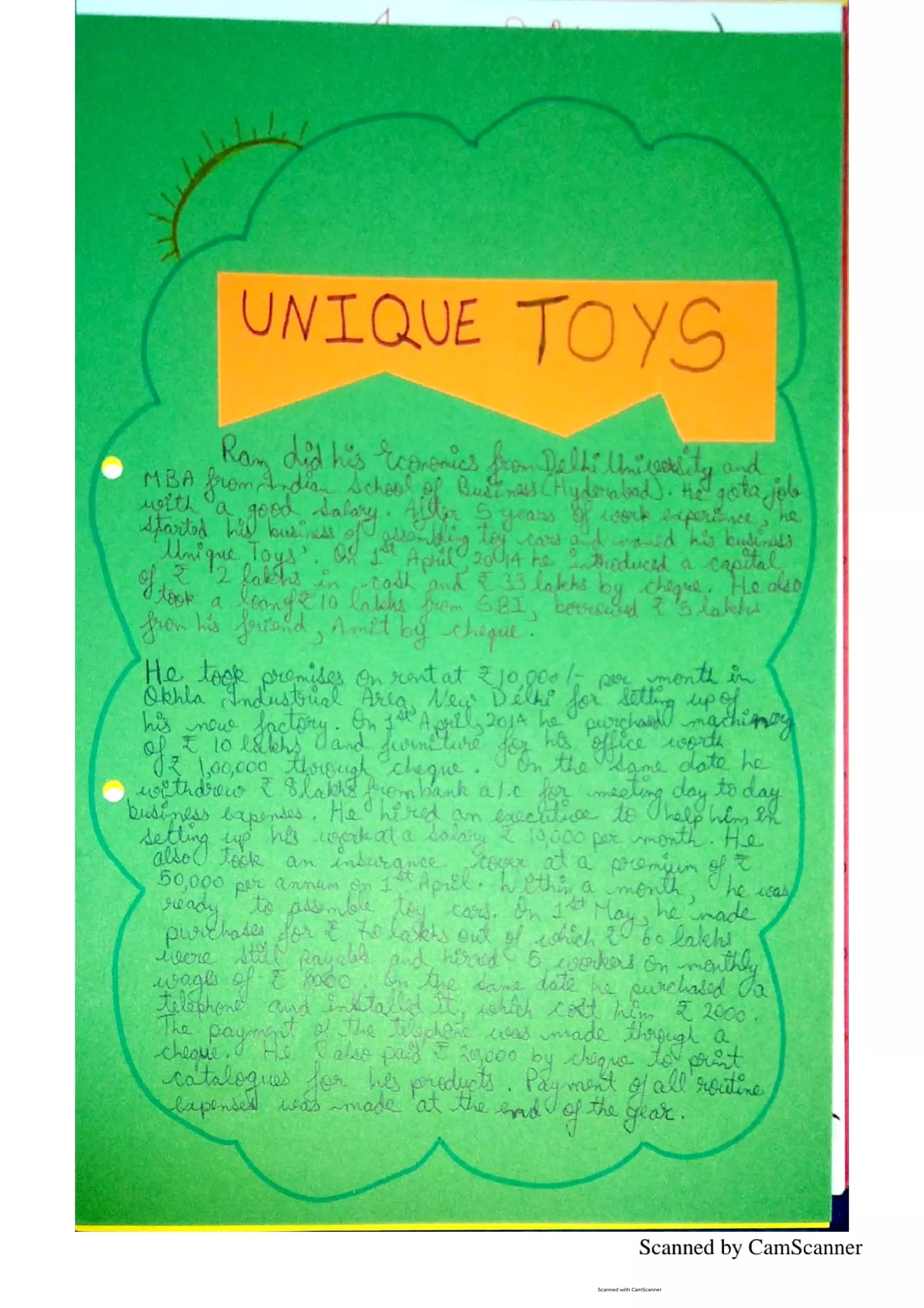 RATIO ANALYSIS ACCOUNTS PROJECT CLASS 12 visual data 3