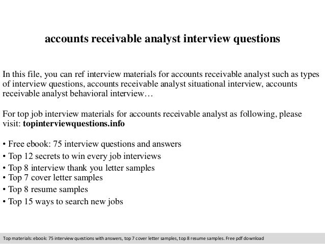 medical billing interview question accounts-receivable-analyst-interview-questions-1-638.jpg?cb=1409600324 medical billing interview question accounts-receivable-analyst-interview-questions-1-638.jpg?cb=1409600324