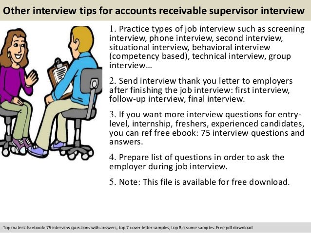accounts receivable supervisor cover letter